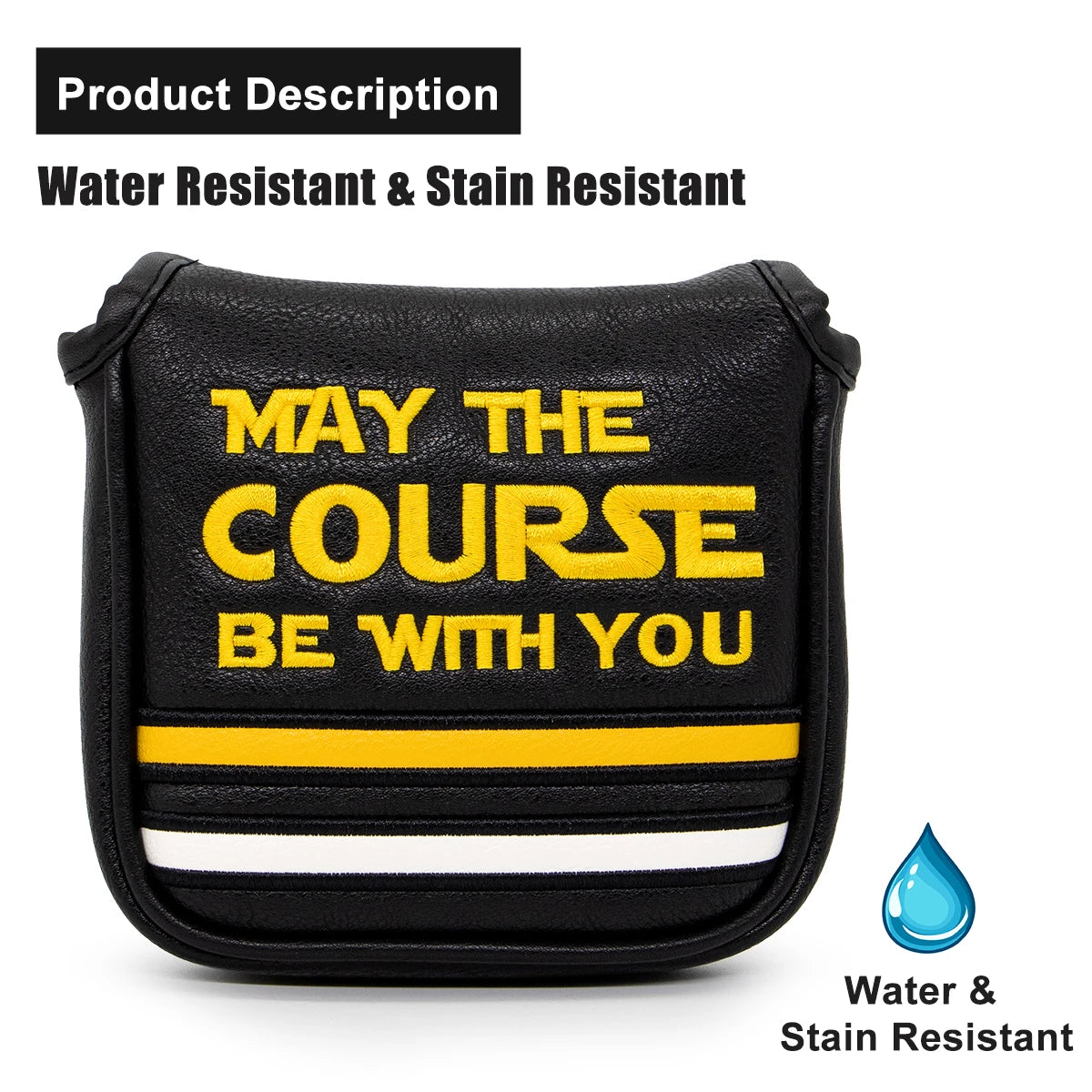 Golf Headcovers Popular Golf Driver Head Cover Embroidery Premium Leather Driver Fairway Wood Hybrid with Number Tags Mallet