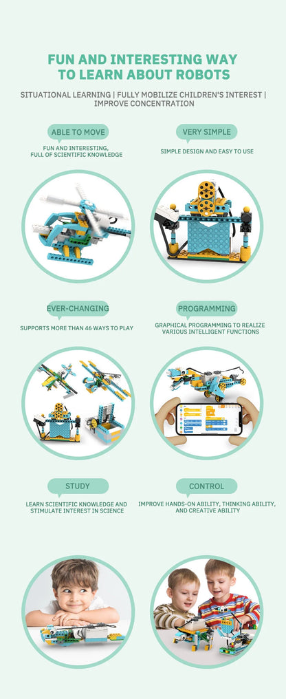 Steam Robot Building Blocks Set For Education 14 And Up