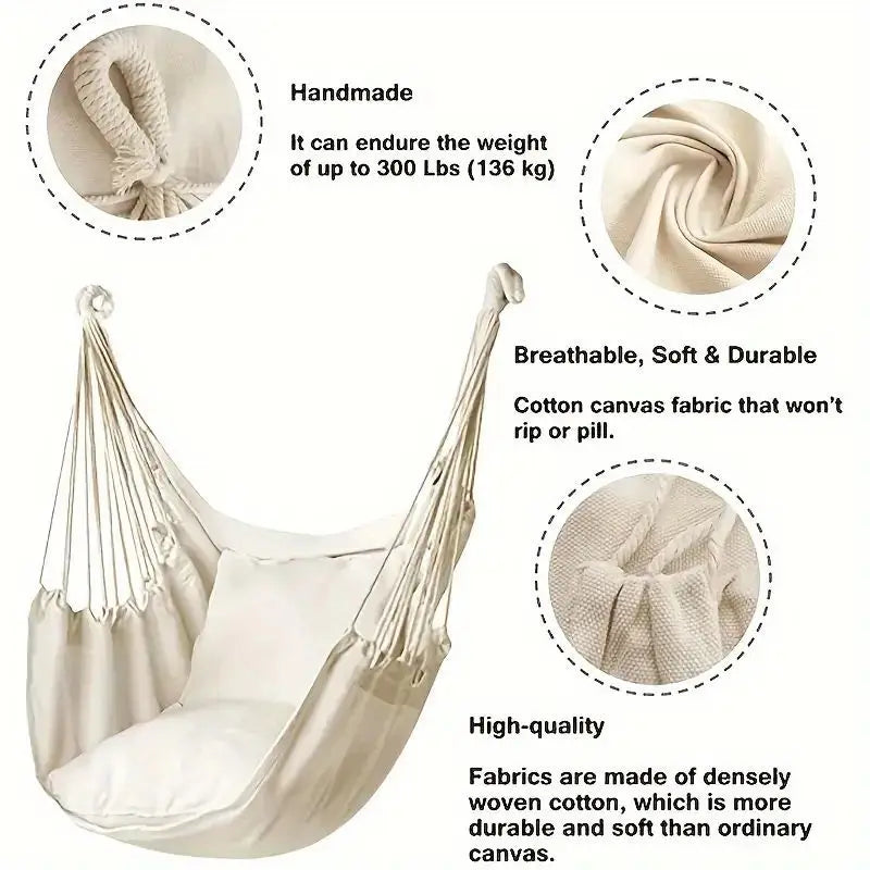 Hanging chairs, hammocks, swings, rocking chairs, and cross legged artistic chairs for lazy people in student dormitories