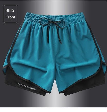 Unisex Polyester Sports Shorts S-5XL Double Layered