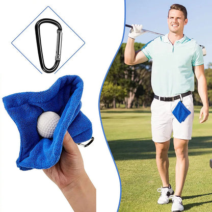 Golf Microfiber Cleaning Towel Compact and Portable