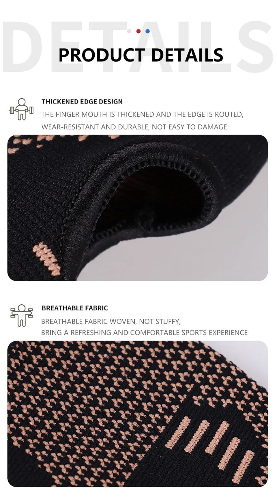 1Pcs Copper Fiber Bracer Wrist Elastic Sport Bandage Wristband Hand Gym Support Wrist Brace Wrap Tennis Fitness Powerlifting