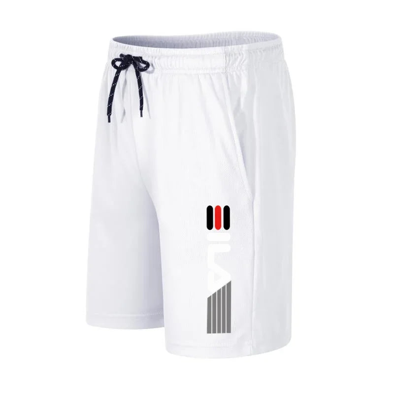 Men's Running Shorts Casual Sports Breathable Mesh Quick Dry Shorts Outdoor Hiking Clothing Fitness Quick Dry Drawstring Shorts