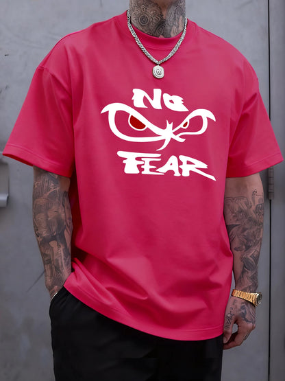 Men's Cotton Oversized Short Sleeve T-Shirt Casual Summer