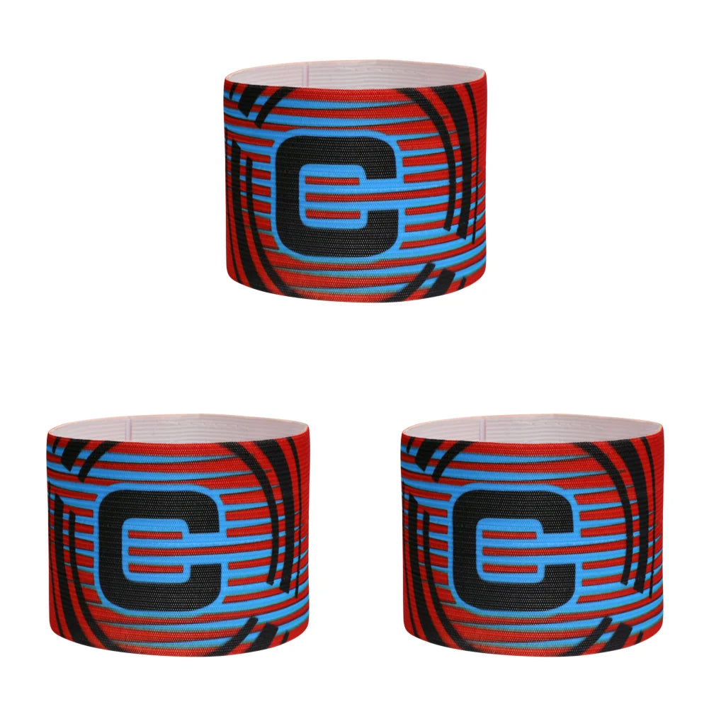 1-3pc Kid Adults Football Captain Armband Soccer Arm Band Leader Competition Gift Soccer Captain Group Armband Football Training