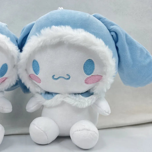 25Cm Kawaii Sanrio Anime Plush Toy Cartoon Roll Cinnamoroll Soft Stuffed Plushie Doll Baby Girl Pillow Home Ornament Couple Gift