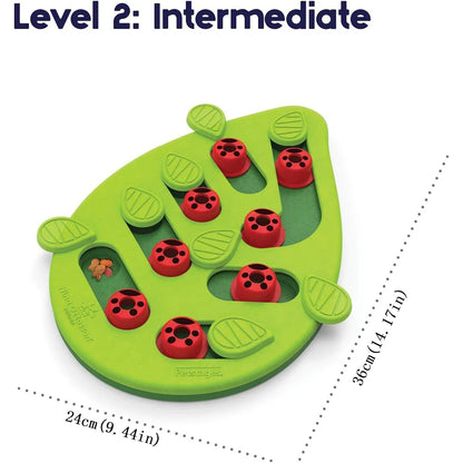 Cat Activity Toy Plastic With Treat Puzzle And Scratch Feature