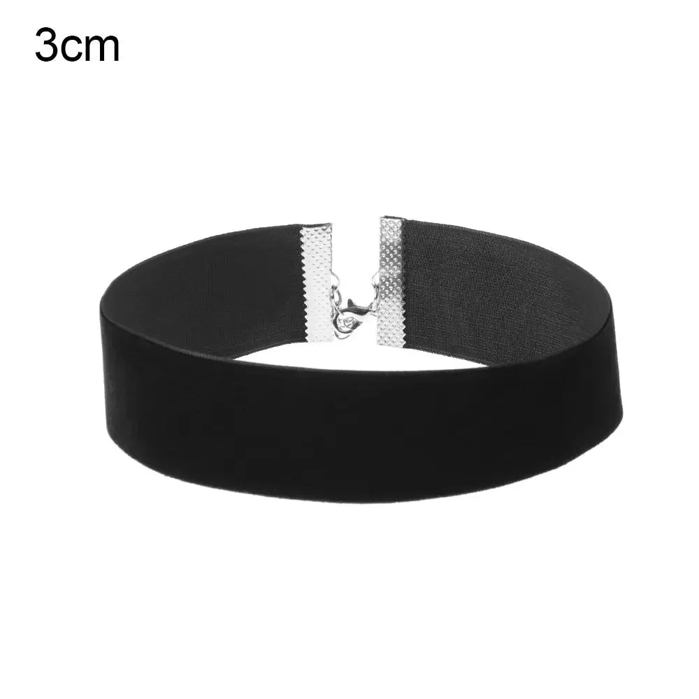 Goth Black Velvet Choker Necklaces Gothic Style Rope Women Neck Decoration 2025 Chocker Jewelry On The Neck Collar For Girl Kpop