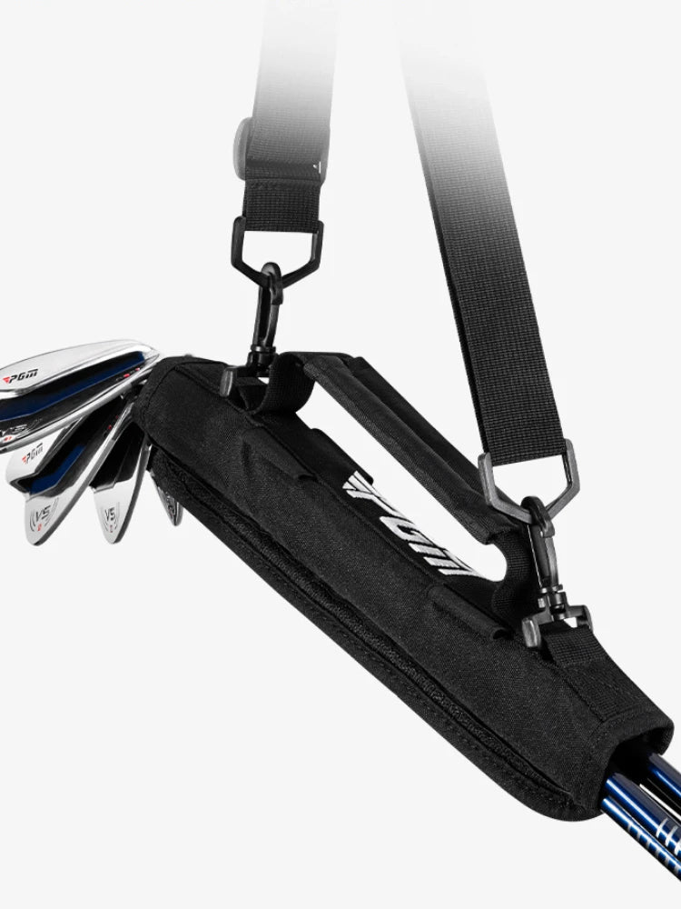 PGM Portable Mini Golf Bag Can Hold 5 Clubs Ultra-light Simple Hand bag Backpack Carrier Belt SOB006