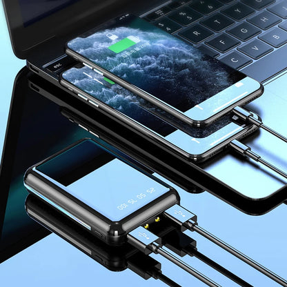 20000mAh Mini Power Bank With Mirror Screen LED Display