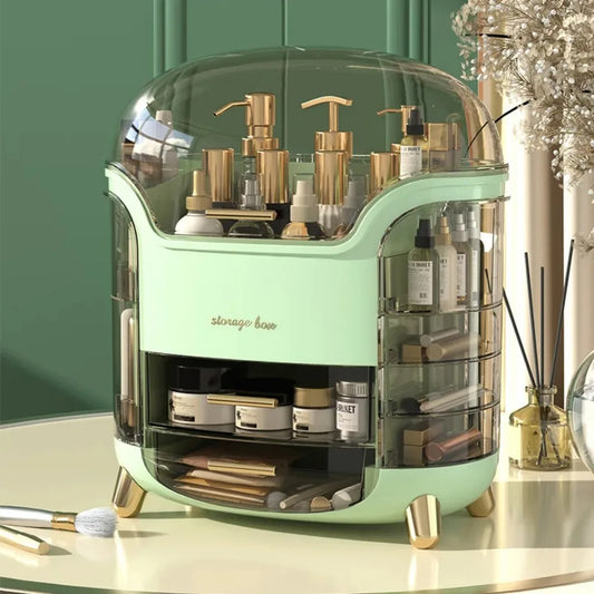 Transparent Makeup & Jewelry Organizer – Desktop Storage Box