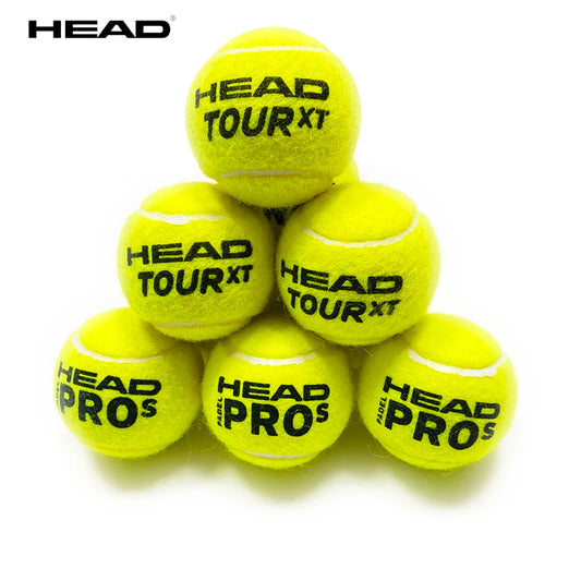 3/6/9/12 PCS HEAD Original Tennis Ball Training Balls Tenis Ball Tennis Coach Balls Trainer Pelotas Tennisballs Wool Rubber