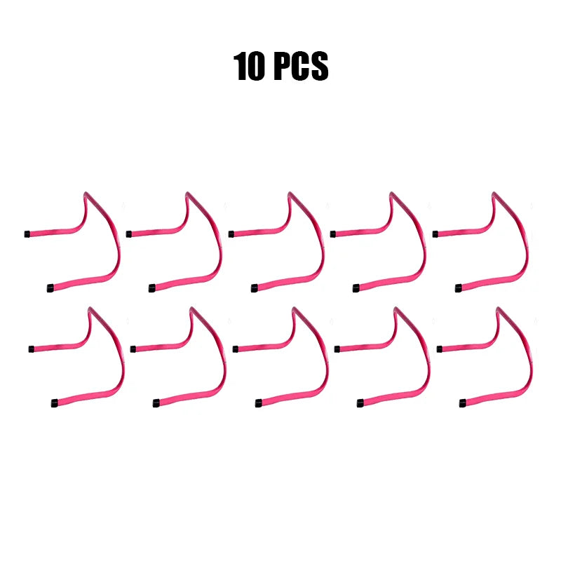 5/10/20/30Pcs 30cm Football Hurdle Portable Speed Agility Training Equipment Hurdle Ladder Safety Soccer Stable Rack