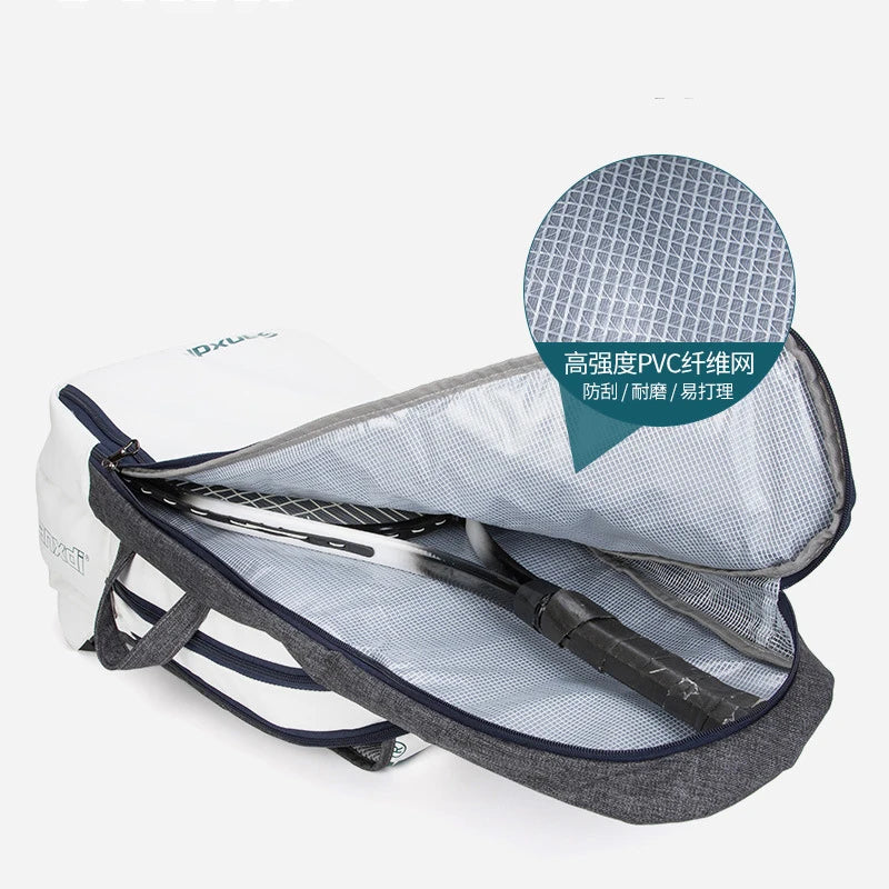 Tennis Paddle Backpack Waterproof Badminton Racket Bag Padel Racquetball Carrying Handbag Man Large Capacity Sport Bags Foldable
