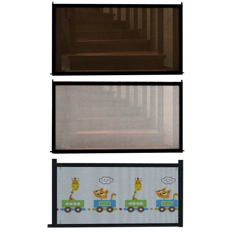 Pet Isolated Network Pet Dog Barrier Fences Stairs Gate New Folding Breathable Mesh Playpen For Dog Safety Fence Baby Gate Fence