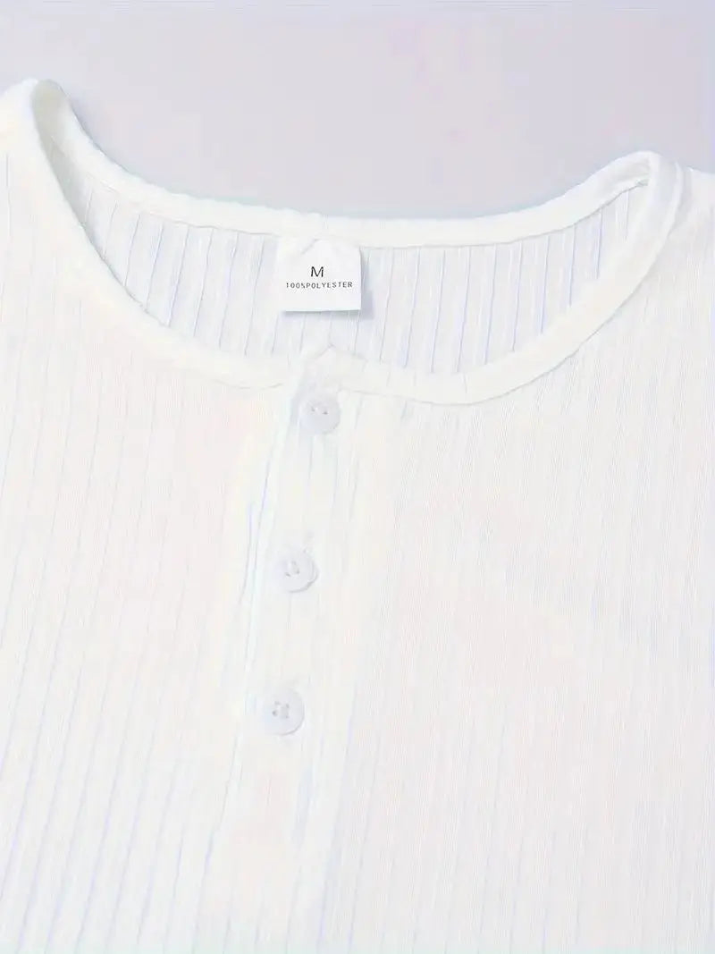 Autumn Men's Collarless Breasted Henry Shirt Top Fitness High Stretch Base Shirt Solid Color Plus Size Casual Long Sleeve