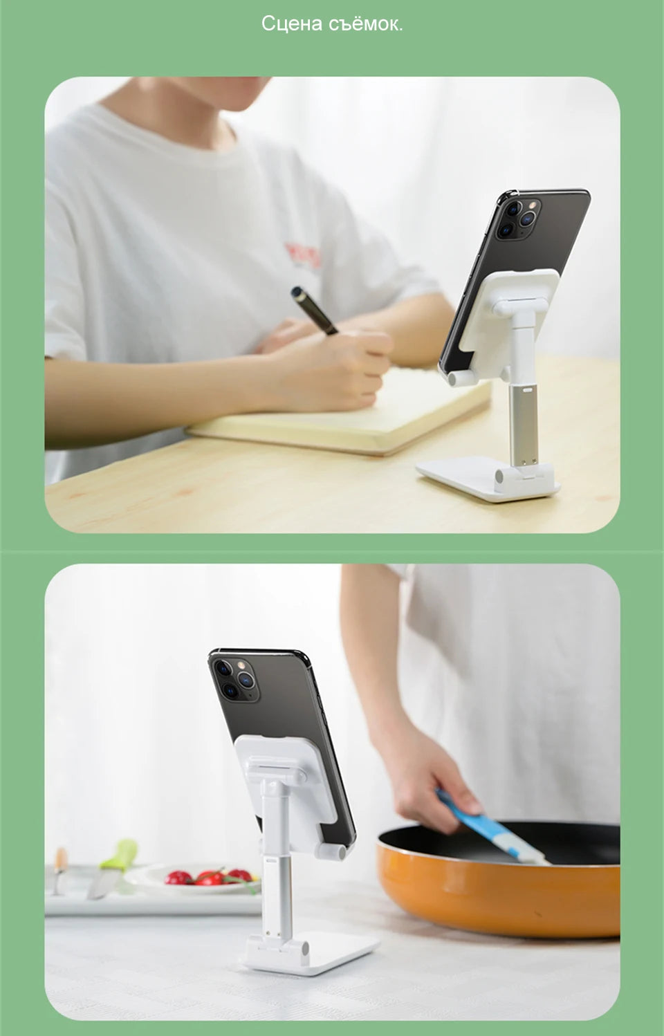 Desk Mobile Phone Holder Stand For iPhone 16 15 iPad Xiaomi Adjustable Desktop Tablet Holder Universal Table Cell Phones Stand