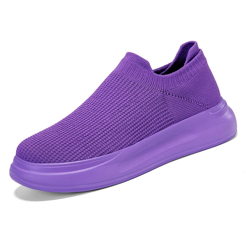 Mesh Breathable Walking Shoes Cotton Casual Sneakers