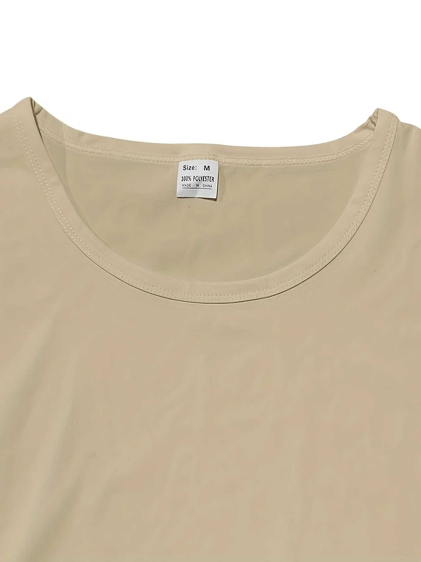 Men'S Summer Solid Color Sleeveless Tank Top Breathable Suitable for Casual Sports Versatile Style