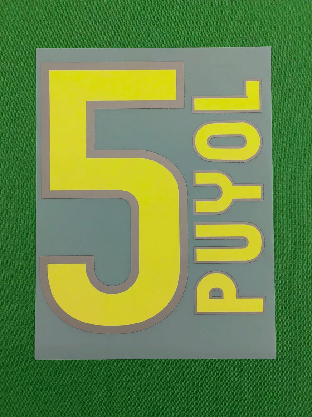 Retro Soccer Nameset #10 SUPER STAR Printing CUSTOMIZE NAME NUMBER Heat Transfer Soccer Patch Badge