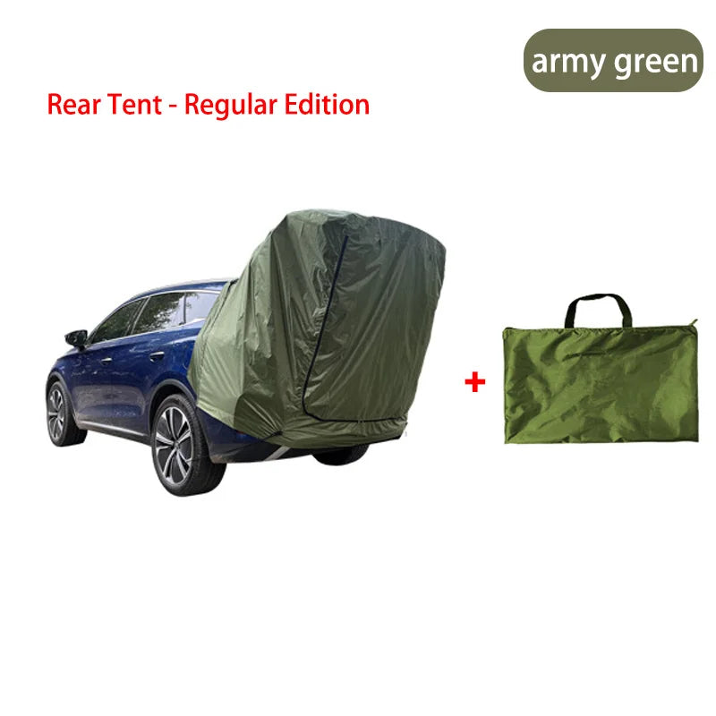 Car Rear Extension Tent With Canopy For Outdoor Camping