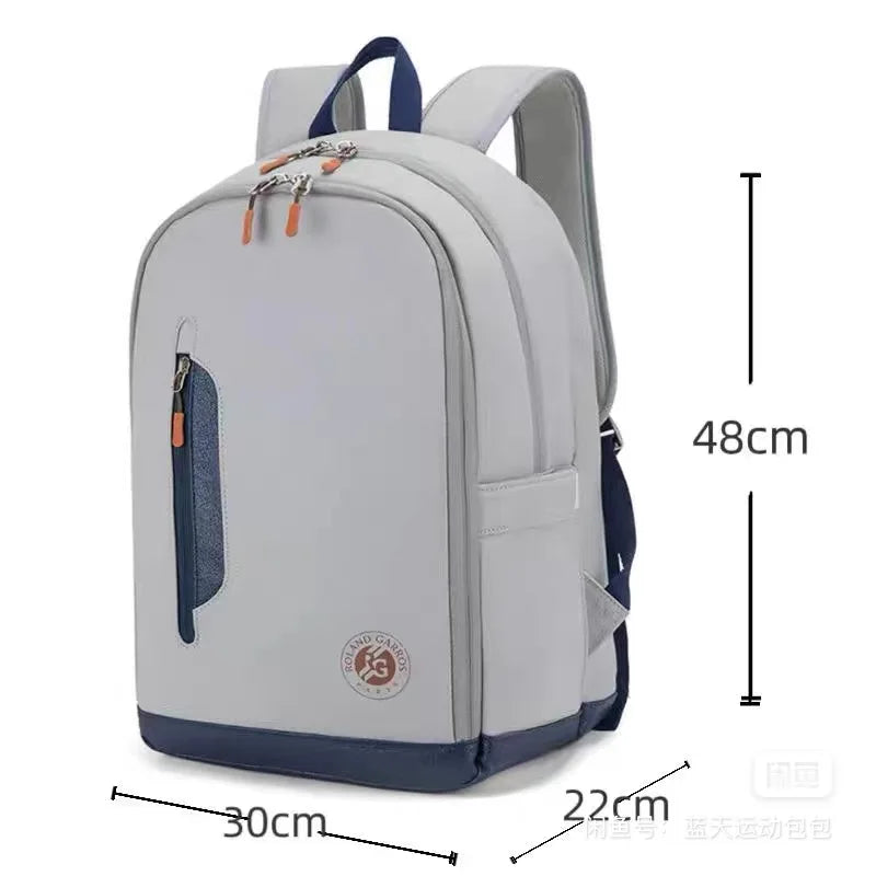 Wilson Tennis Bag Holds 2 Tennis Rackets Backpack French Open Shoulder Bag Court Racket Bag Men Women Padel Sports Backpack