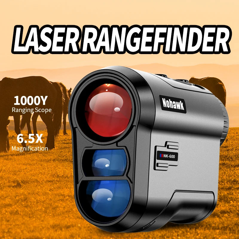 Nohawk Multifunctional Golf Laser Rangefinder Telescope with Flag-Lock Slope Distance Meter for Hunting Construction Monocular