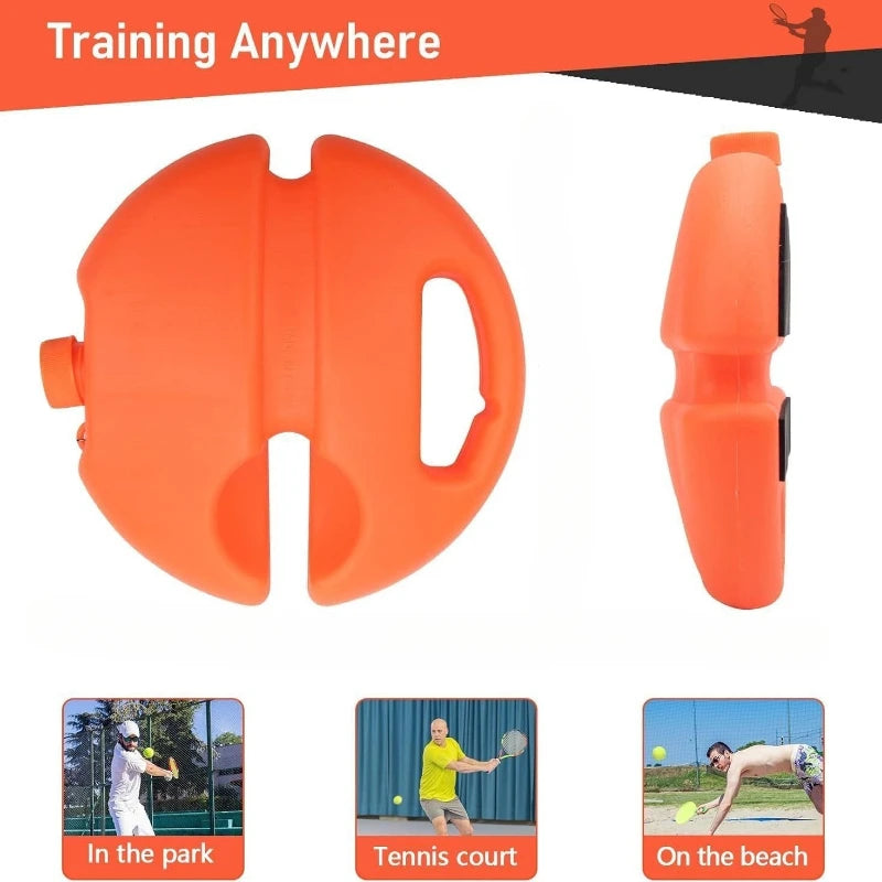 With Rebound Balls and Elastic Improve Your Rope Base - Perfect for Indoor and Outdoor Training  Tennis Skills Anywhere