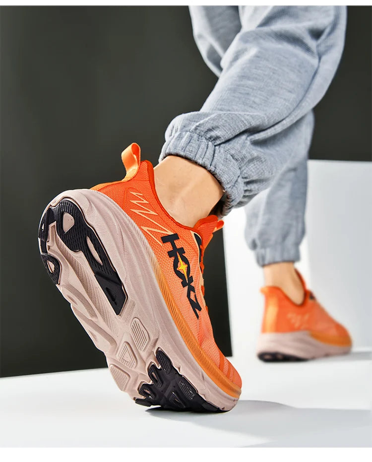 Carbon Plate Air Cushion Running Shoes Unisex Cushioned Walking Shoes