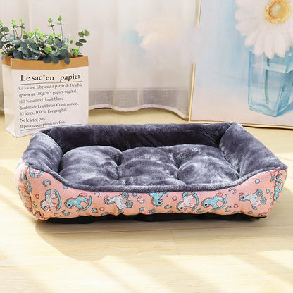 Soft Fabric Pet Bed Sofa Mat With Comfort Padding For Small, Medium Large Pets