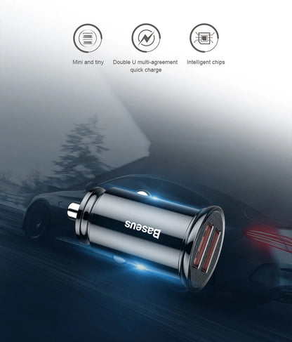 USB Car Charger 30W Type C PD QC 4.0 3.0 PPS SCP FCP