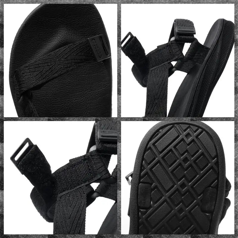Men's Sandals Arch Support, Antiskid, Open Toe, Fabric Upper, Rubber Outsole