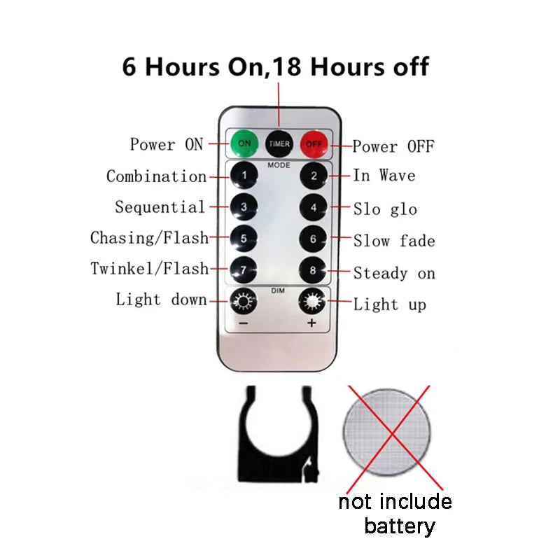 3/4/6M LED Curtain String Lights – USB Powered Fairy Garland with Remote Control, Christmas Festoon Lights for Bedroom, Home & Party Decoration