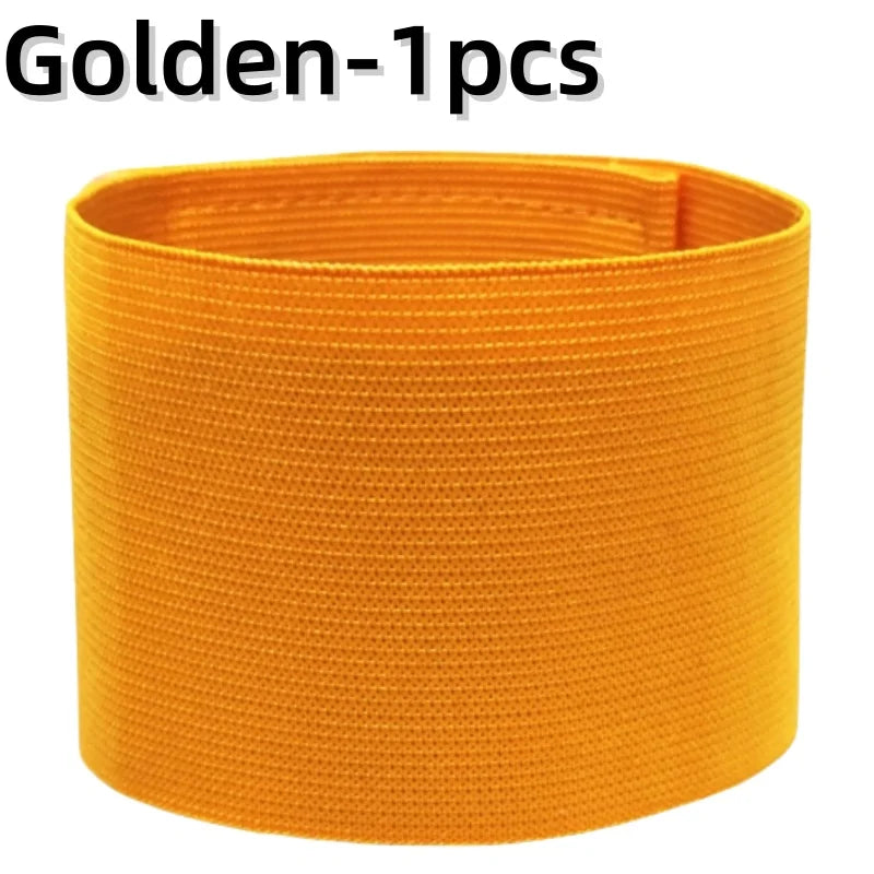 Non-slip Football Captain Armband Elasticity Visibility Sports Arm Band 15 Colors Available Professional Soccer Armbands