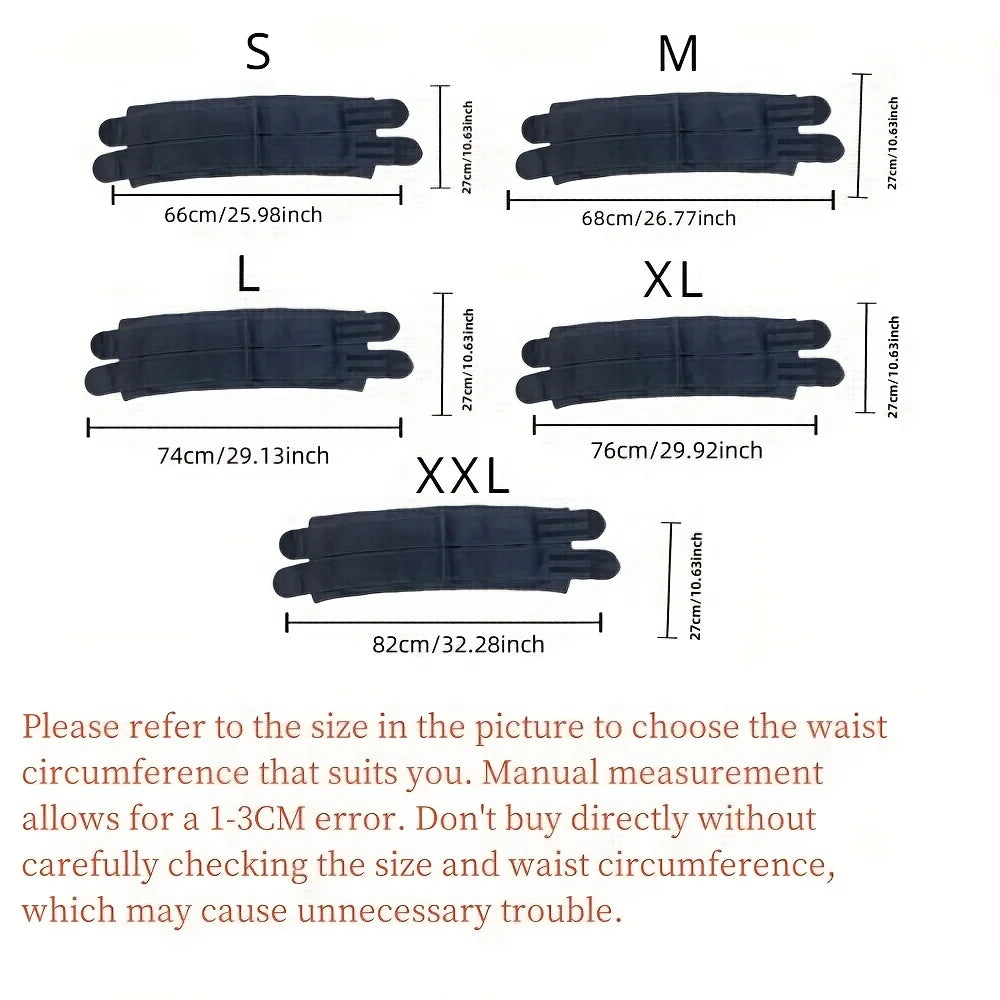 1pc Waist Trainer Slimming Body Shaper Fitness Belt Weight Loss Fat Burning Sport Girdle Sweat Trimmer Workout Cincher Shapewear