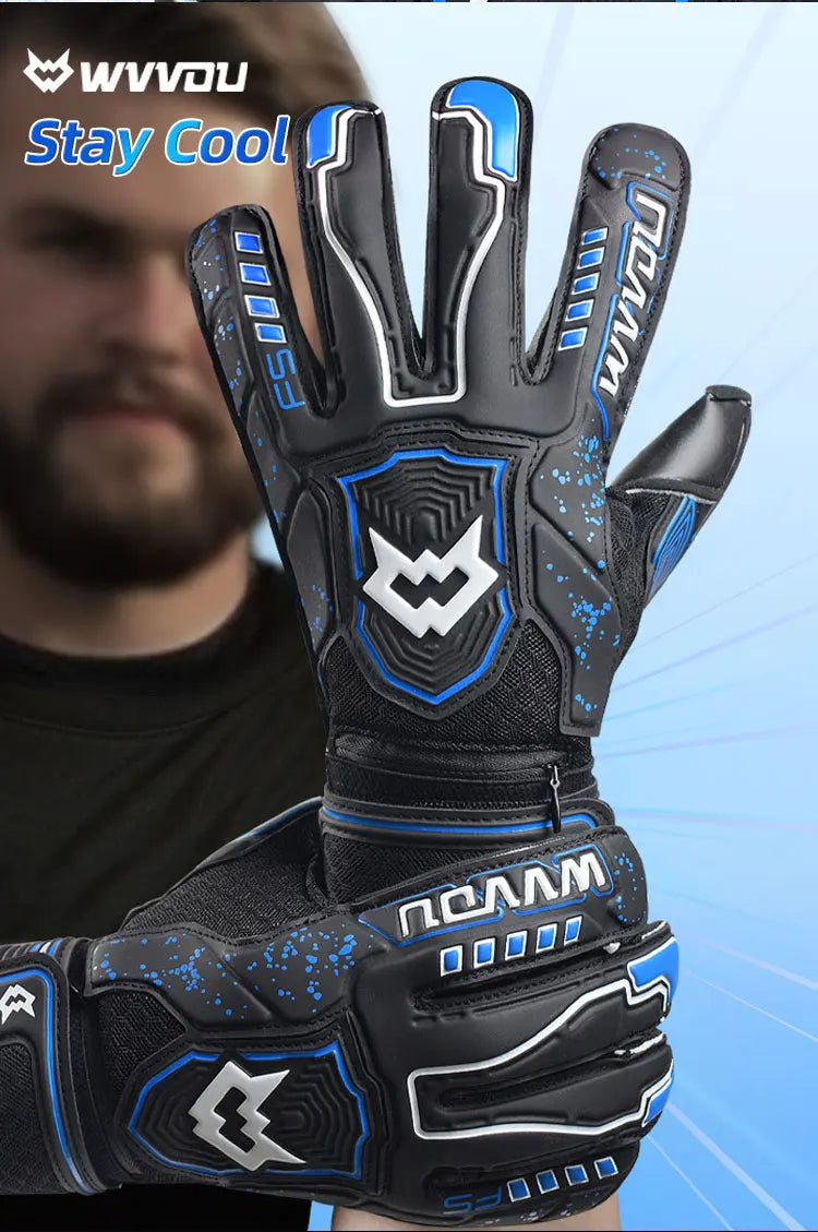 Soccer Goalie Gloves Youth Adult, Pro-Level Goalkeeper Gloves, High Performance Soccer Gloves with Pro-Tek Fingersave,