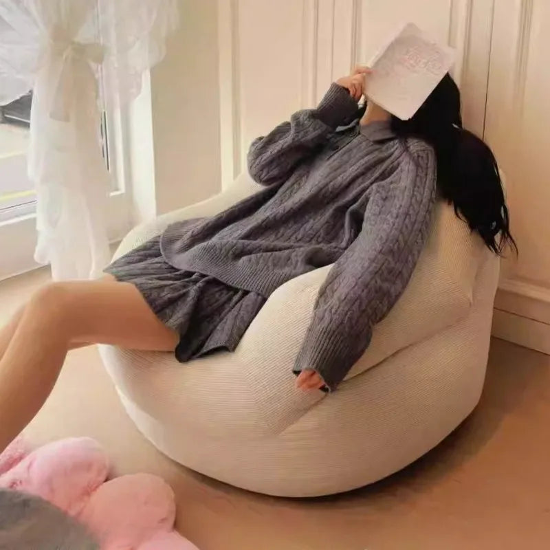 Portable Lazy Sofa Single Tatami Sofas Comfortable Modern Living Room Bean Bag Couch Luxury Aesthetic Couches Home Furniture