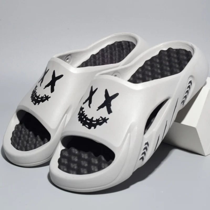 Mens Massage Slippers Indoor Outdoor Sandals EVA Comfort Sole Large