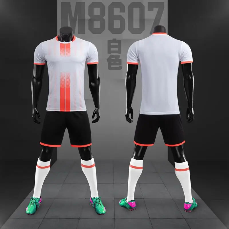 Adult Kids Football Jersey Men Customize Soccer Uniforms Sports Clothes Women Futsal Sportswear Child Training Tracksuit Outfit