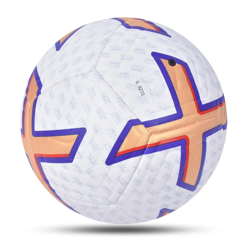 Soccer Balls Standard Size 5 Machine-Stitched Ball PU Material Sports League Outdoor Match Football Training Ball Futbol Voetbal