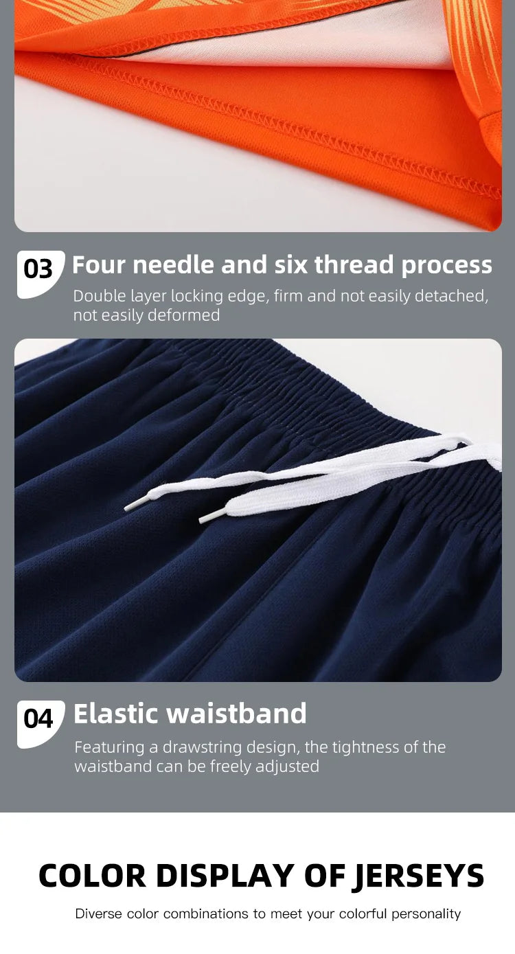 Adult Kid Soccer Jersey Customize Football Uniforms Shirts Men Women Futsal Sportswear Training Tracksuit Sports Outfit Clothes