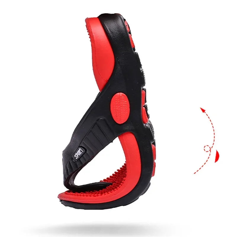 Men's Massage Flip Flops EVA Insole Beach Sandals Size 46