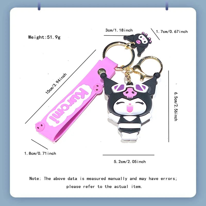 Anime Sanrio Keychain Collection – Birthday Gifts for Kids & Fans