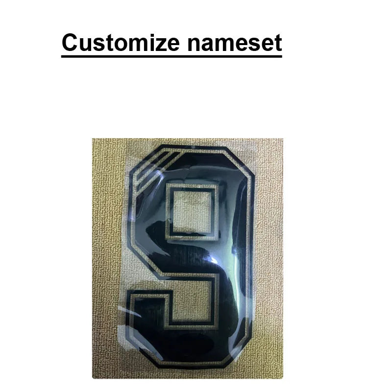 Retro Soccer Nameset #10 SUPER STAR Printing CUSTOMIZE NAME NUMBER Heat Transfer Soccer Patch Badge