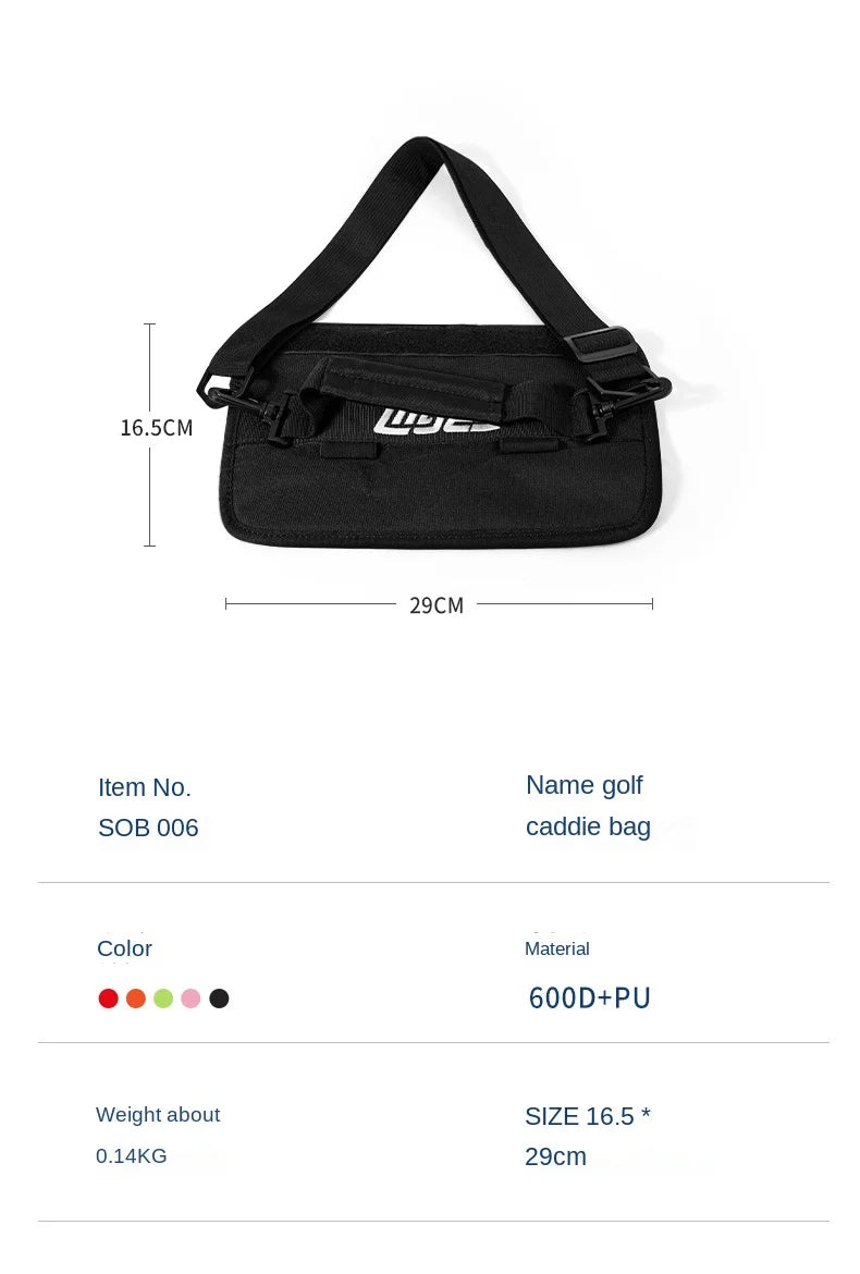 PGM Portable Mini Golf Bag Can Hold 5 Clubs Ultra-light Simple Hand bag Backpack Carrier Belt SOB006