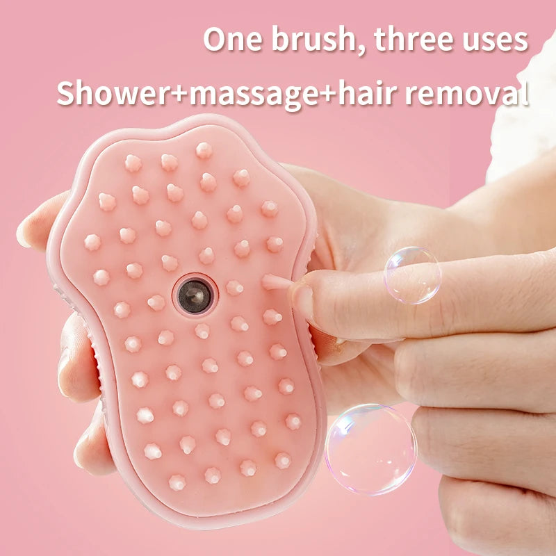3-in-1 Pet Grooming Brush for Hair Removal and Massage
