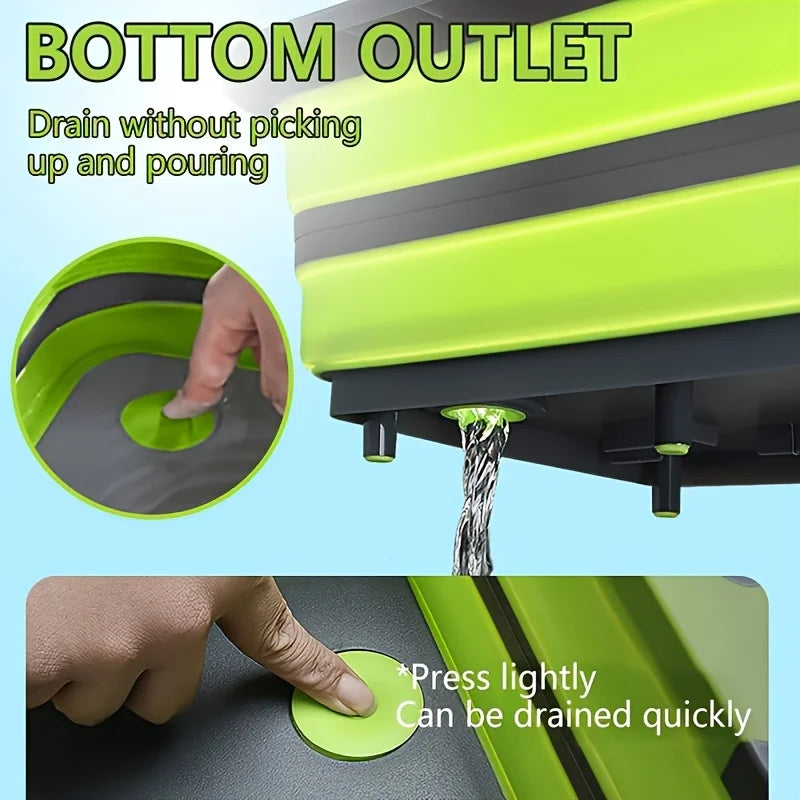 Foldable Portable Basin With Built In Sink And Storage