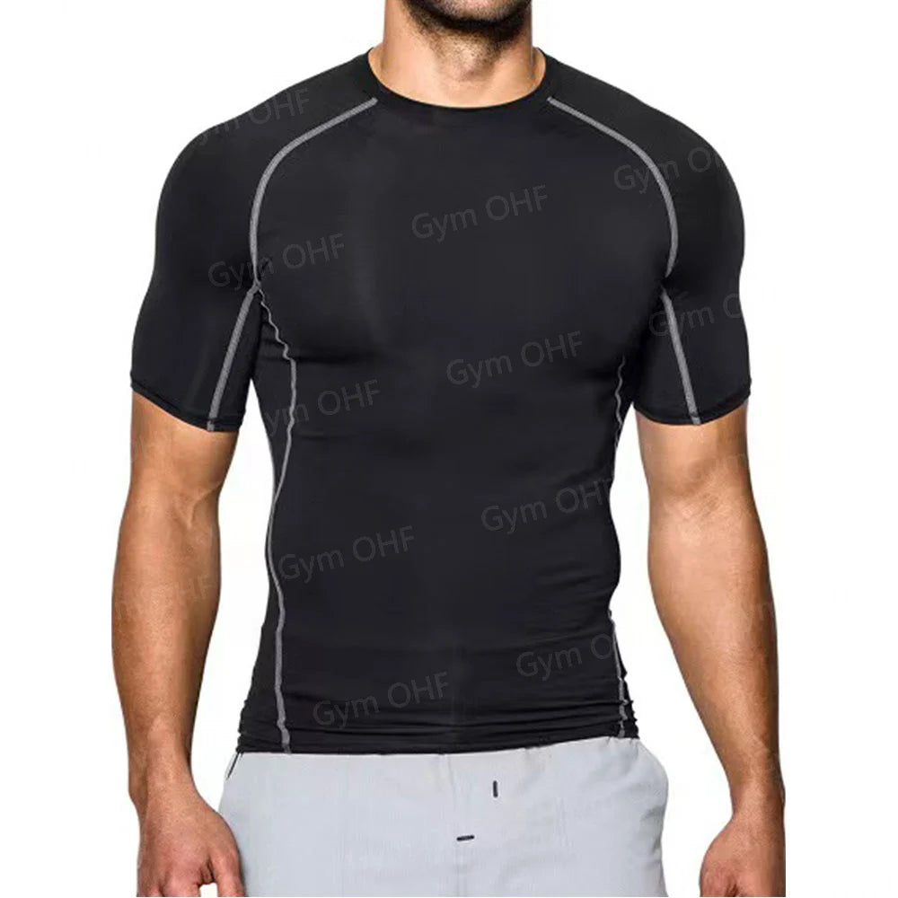 Spider Compression Shirt Mens Rashguard Fitness For Men Gym Sports T-Shirt Running Sweatshirt Outdoor Mountaineering Training