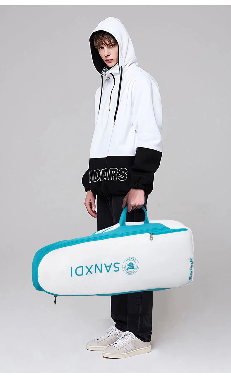 Tennis Paddle Backpack Waterproof Badminton Racket Bag Padel Racquetball Carrying Handbag Man Large Capacity Sport Bags Foldable