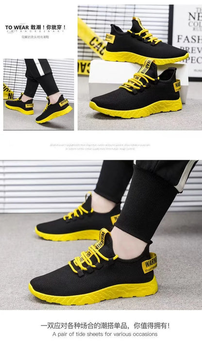 Men's Net Cloth Shoes, Lightweight Breathable Casual Sneakers